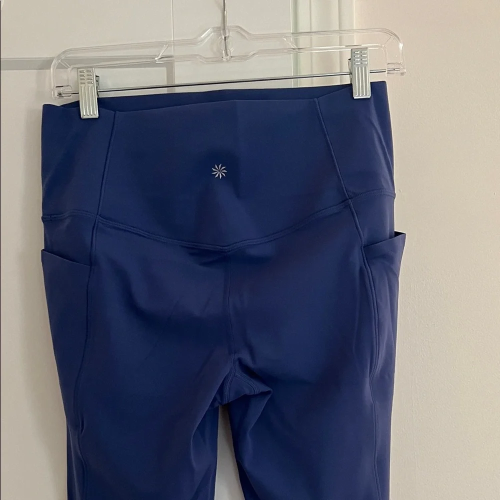 Women's Athleta Periwinkle Blue High-Waisted Leggings - Picture 3 of 3